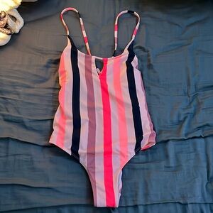 Striped one piece